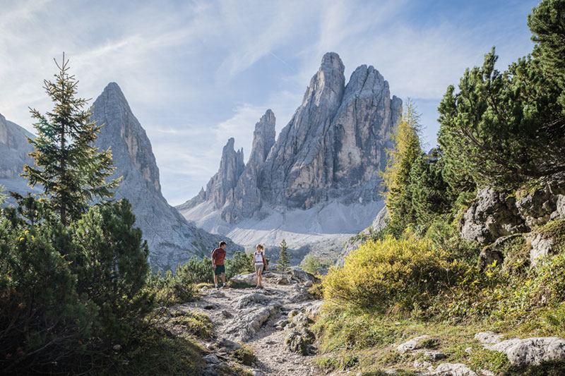 Sommerwanderung im Feriengebiet 3 Zinnen Dolomiten