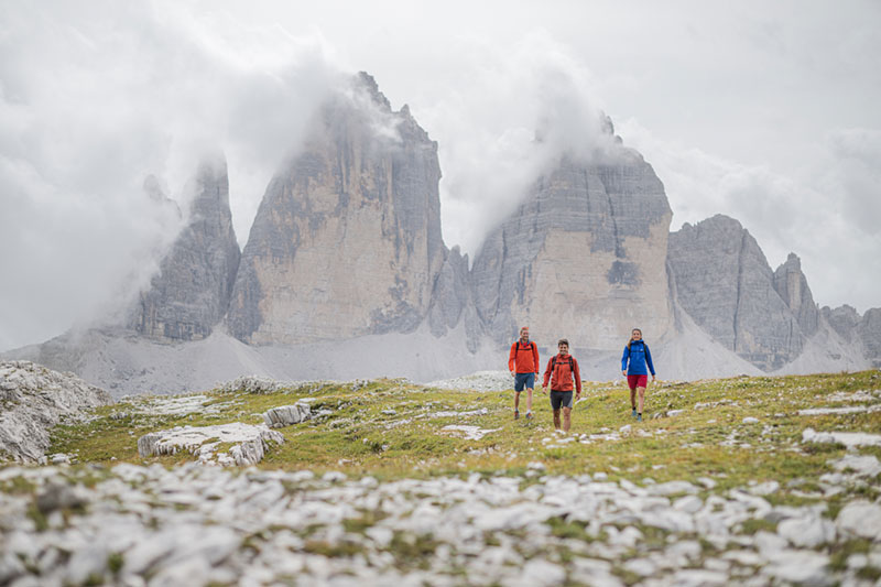 Sommerwanderung im Feriengebiet 3 Zinnen Dolomiten